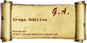 Grega Adelina névjegykártya